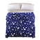 Fabienne Silky Soft Bed Blanket King Stars Printed Flannel Throw for Sofa