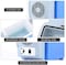 Generic Viqilany Portable 7.5L Mini Car Refrigerator Multi-Function Home Travel Vehicular Fridge Dual-Mode Cooler Warmer Temperature Control