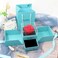 Generic Elegant Blue Jewelry And Keepsake Gift Box: A Treasure Trove Of Style And Function(Without Necklace)