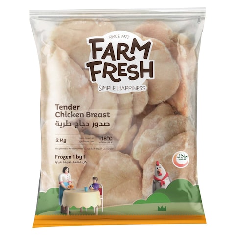 Farm Fresh Frozen Tender Chicken Breast 2kg