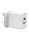 Anker - USB Charger 4.8A/24W 2-Port USB Wall Charger for iPhone XS/XS Max/XR / 8/8 Plus/X / 7/6 / 6 Plus iPad Air 2 / mini 3 Galaxy Note 5/4 Nexus