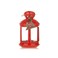 Lantern Candle Holder Red 21x12cm
