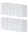 12-Piece Clear Folder White