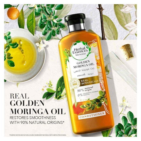 Herbal Essences Bio Renew Smooth Golden Moringa Oil Conditioner - 400 ml
