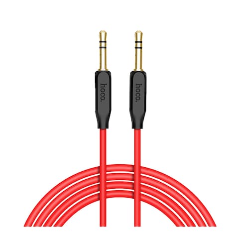 Hoco UPA11 AUX Audio Cable - 1 Meter - Red