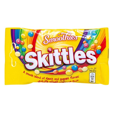 Skittles Smoothies Belnd Of Fruit And Yogurt Candy 38g