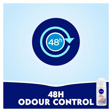 Nivea Dry Comfort Deodorant Roll On for Women - 50ml