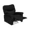 إن هاوس كرسي استرخاء هزاز ودوار منجد بالمخمل - أسود - NZ110