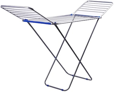 Buy Pan Emirates Henshaw Aluminum Drying Rack, Silver, 92 x 55 x 174 cm ...