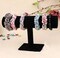 Generic Black Velvet Bracelet Chain Watch Jewelry Hard Display Stand Holder