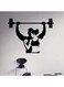 Spoil Your Wall Gym Quote Design Wall Decals Black 60x90cm