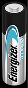 Energizer EP91BP2T Max Plus 1.5V Alkaline Batteries For Power Demanding Devices AA, 2 Pieces - Black