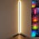 Hpdom LED Floor Lamp Wall Corner Decorative Reading Lamp Light, Day Light Energy Saving 20W RGB Remote Standing Lamp Dimmable Living Atmosphere For Office Study Bedroom Kids Room [Energy Class A]