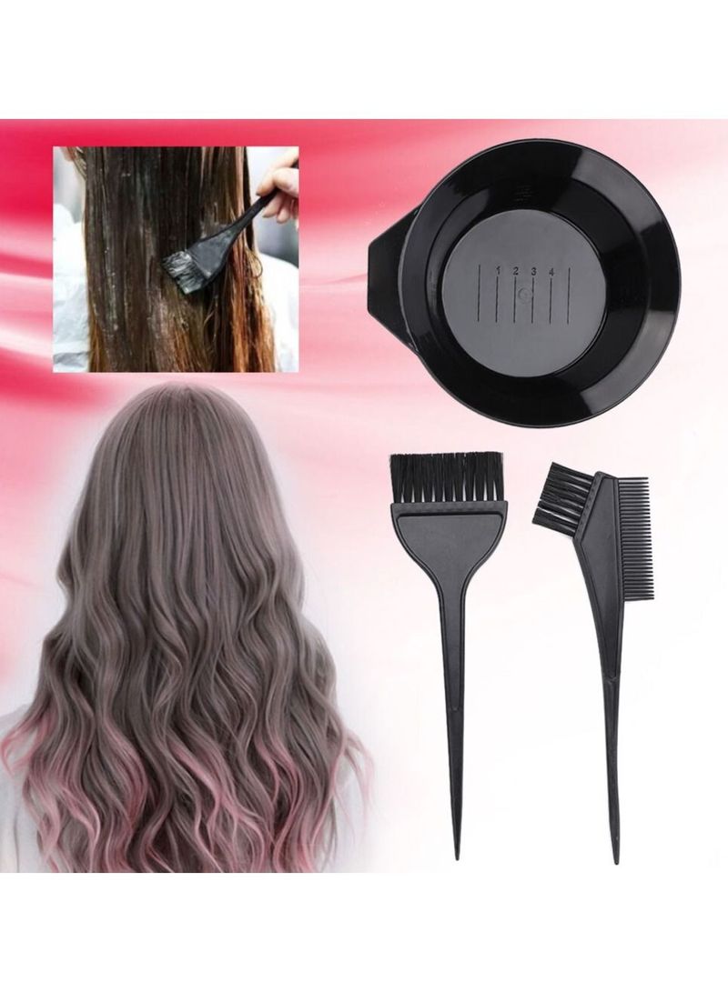 Marrkhor Salon Hair Coloring Dyeing Kit Color Dye Brush Comb Mixing Bowl Tint Tool Bleach