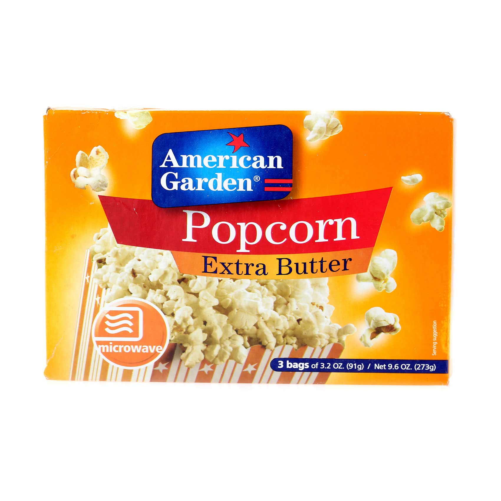 American Garden Popcorn Microwave Extra Butr 273 Gram product thumbnail 5