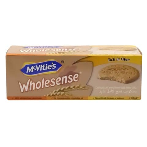 McVitie&acirc;&euro;&trade;s Wholesense Delicious Wholewheat Biscuits 400 gr