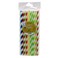 Lets Party Stripes Paper Straw 40
