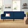 In House Shahrzad 2 In 1 Sofabed Velvet Upholstered - Dark Blue