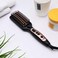 Geepas 2-In-1 Hair Brush 45W Straightener Brush With Ceramic Anti Scald Hair Brush, Travel Voltage Brush, Auto Shut Off With LED Display and Heating Function, 2 Years Warranty