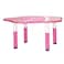 XIANGYU PINK elegant and durable flower shape study table for kids