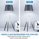 ABBASALI Self-adhesive PVC Trunking 10mm x 10mm, 90cm Long, 3 Pcs
