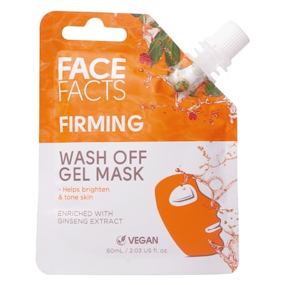 Face Facts Firming Ginseng Extract Wash Off Gel Mask 60ml