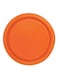 24-Piece 9inch Orange Paper Plates