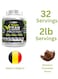 Laperva Triple Plant Based Protein Powder, Laperva Triple Vegan Protein - Chocolate, 2lb, Maintain Muscle Mass and Supports Recovery and Endurance, Plant-Based, Non-GMO, Dairy-Free