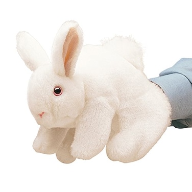 Buy Folkmanis White Bunny Rabbit Hand Puppet Online | Carrefour UAE