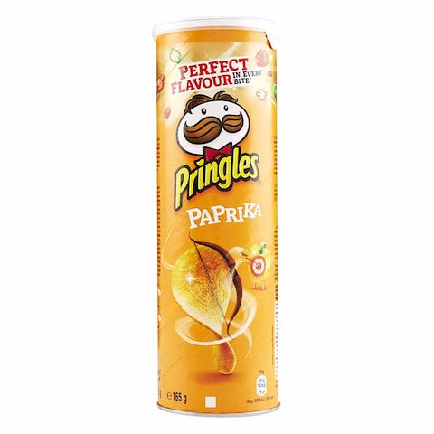 Pringles Paprika Flavour Potato Chips 165g