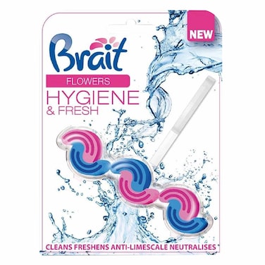 BRAIT TOILET BLOCK FLOWERS 45G