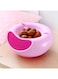 Generic - Dry Fruit Snacks Organizer With Mobile Phone Stand Pink 21.2centimeter