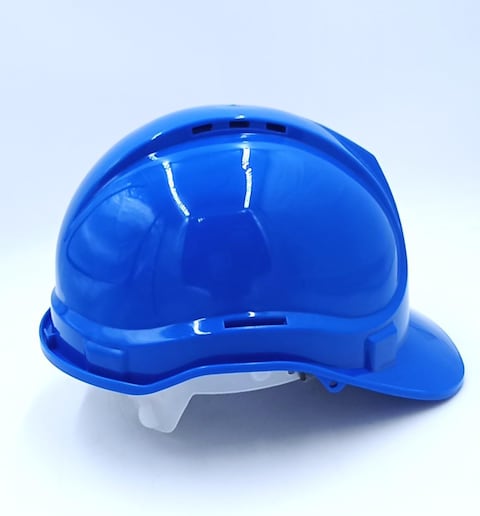 AL ARQAM Industrial Safety Helmet - Protective Construction Work Cap for Industrial &amp; Structural Workers (Blue)