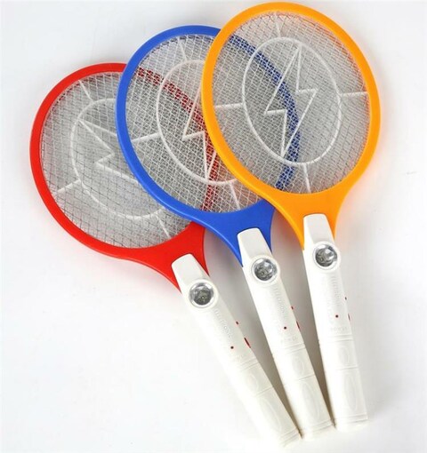 lavish Super quality electronic fly killer swatter battery mosquito killer bat with light Assorted 1 Unit