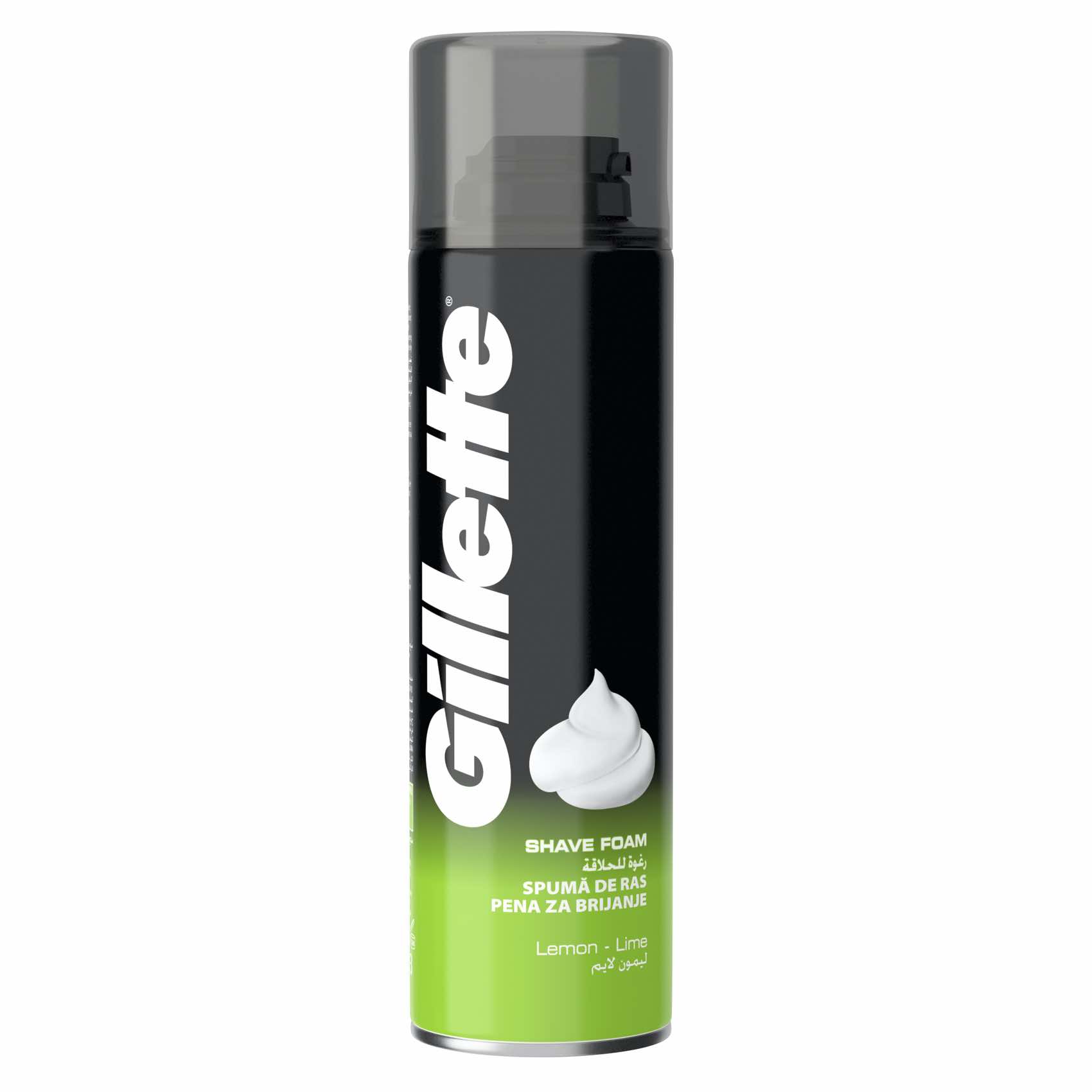 Gillette Classic Lemon Lime Shave Foam White 200ml