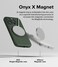 Ringke iPhone 15 Pro Max Case Cover   Onyx Magnetic Series   Dark Green