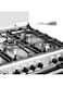 Super General 5-Burner Gas Cooking Range SGC901FS Silver/Black