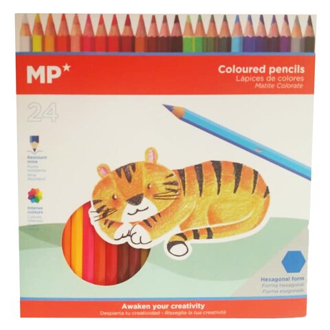 STEPH. MP COLOURED PENCILS 24PCS