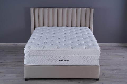 PAN Home Home Furnishings Luxe Extra Plush Worry Free Pocket Spring Mattress 140x200 White
