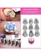 Generic 10-Piece Sphere Ball Tip Icing Nozzle Silver 3.7 x 3.7 x 4.1cm
