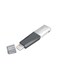SanDisk - iXpand Mini Flash Drive For iPhone And iPad 16GB Silver/Black
