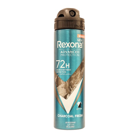 Rexona Charcoal Detox Antiperspirant Deodorant Spray for Men - 150ml
