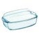 Pyrex Glass Rectangular Casserole Oven Dish With Lid 4L