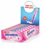 Buy Mentos Pure Fresh Sugar Free Chewing Gum Bubblefresh Flavour 15.75g Pack of 16 Rolls in UAE