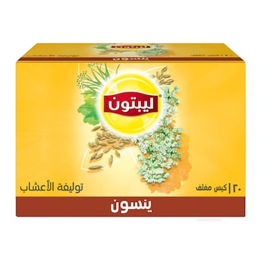Lipton Yellow Anise Flavour Herbal Tea Bags - 20 Sachets