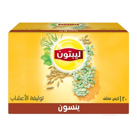 Lipton Yellow Anise Flavour Herbal Tea Bags - 20 Sachets