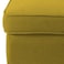 In House Chair Footstool Linen With Elegant Design - Yellow - E3