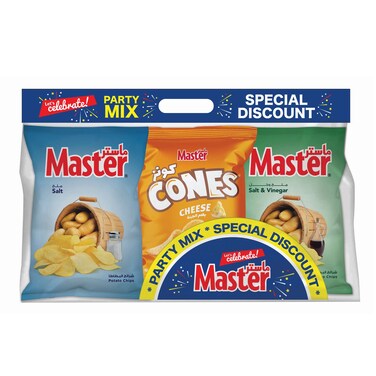 Master Chips Party Mix Pack 3X70GR