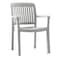 King Plastic White Chair With Arms