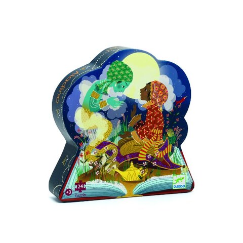 Djeco Aladdin Silhouette Puzzle - 24Pcs